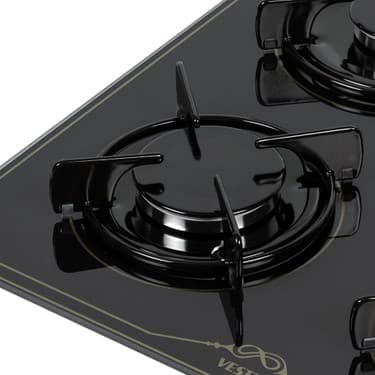 Vestel AO-6104 YRS Ankastre Ocak - Siyah Cam Yüzey, 4 Gözü Alevli 3