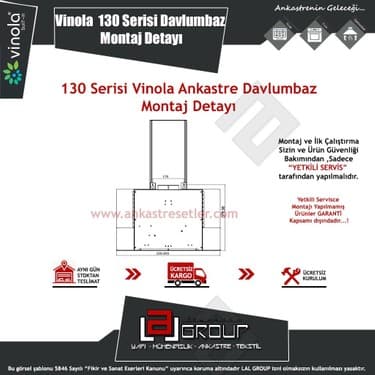 Vinola CWW130.600 Beyaz Yatay Cam Davlumbaz 2