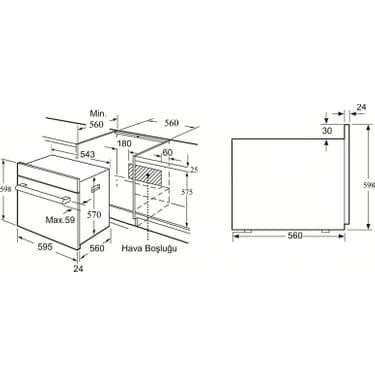 Vinola MOFA104.111.02 Beyaz Ankastre Fırın 2