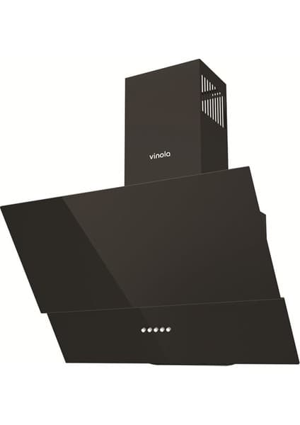 Vinola CWB104.600 Siyah Yatay Cam Davlumbaz