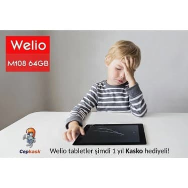 Welio Welıo Tab M108 64GB 10.1 Inc 3 GB Ram 64 IPS Ekran Hafıza Kart Destekli Tablet 2