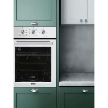 Kumtel Kristal Beyaz Cam Ankastre Fırın A66 - S2 (Mt) 3 Pro 3 Düğme(Dizayn B) Cam 2