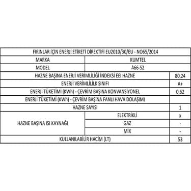 Kumtel Kristal Beyaz Cam Ankastre Fırın A66 - S2 (Mt) 3 Pro 3 Düğme(Dizayn B) Cam 4