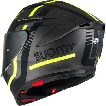 Suomy Track-1 Kask Nınety Seven Gun Metal-Yellow 3