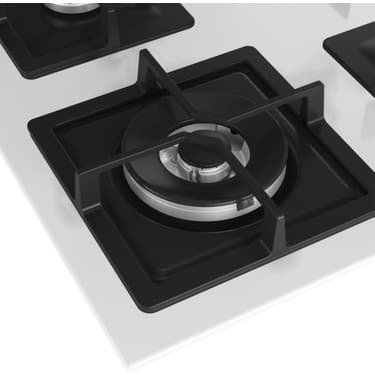 Arçelik Ocd K 651 Dwyb Gazlı Cam Tablalı Ocak Beyaz 4