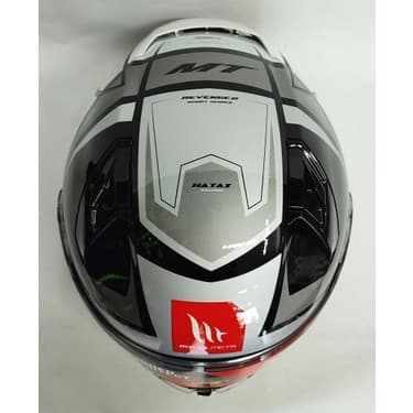 MT Revenge 2 Hatax B2 Parlak Gri Siyah - Şeffaf Vizörlü V-14B 5