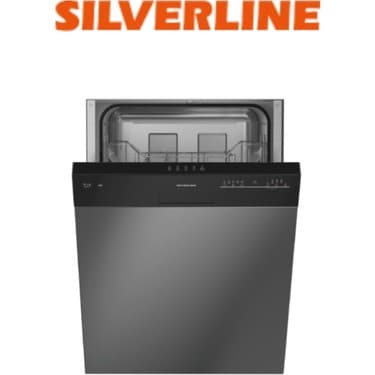 Silverline D11047B01 Yarı Ankastre Bulaşık Makinesi 14 Kişilik, 46 dB Ses Seviyesi 2