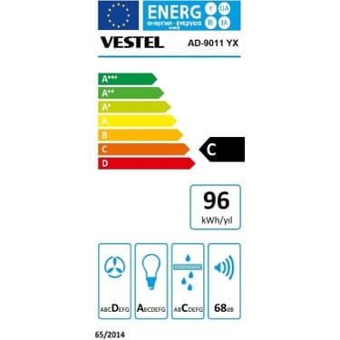 Vestel AD-9011 Yx Ankastre Davlumbaz 4
