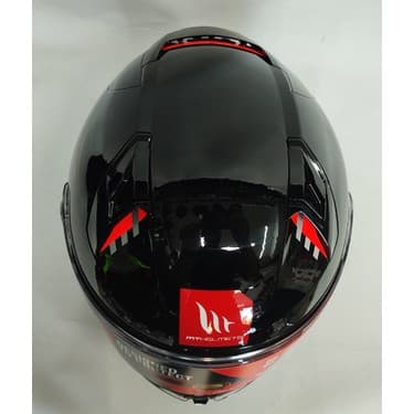 MT Revenge 2 S Solid A11 Şeffaf Vizörlü Kask Parlak SIYAHV14B 5