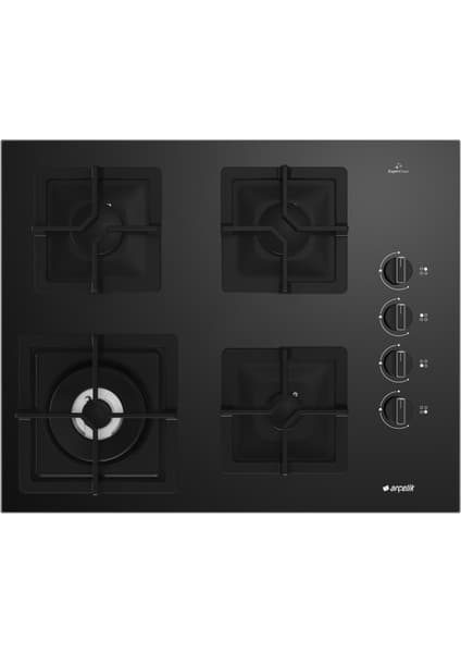 Arçelik Ocd K 651 Dwys Gazlı Cam Tablalı Ocak Siyah