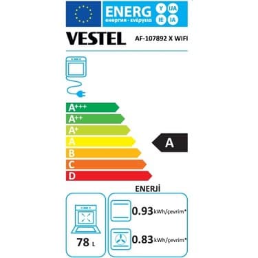 Vestel AF-107892 x Wıfı Ankastre Fırın 2