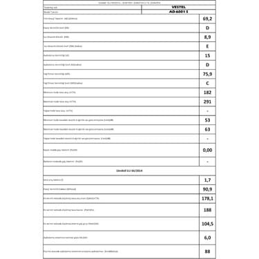 Vestel AD-6001 S Ankastre Davlumbaz 4