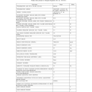 Regal 65R755UA11 65" 164 Ekran Uydu Alıcılı 4K Ultra HD Android LED TV 4