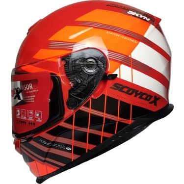 Scoyco X507 Güneş Vizörlü Kapalı Kask 2