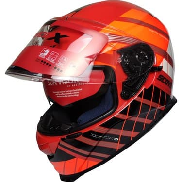Scoyco X507 Güneş Vizörlü Kapalı Kask 3