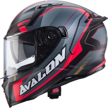 Caberg Avalon x Optıc Kırmızı Gri Motosiklet Kask 2