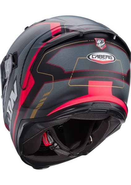 Caberg Avalon x Optıc Kırmızı Gri Motosiklet Kask 7