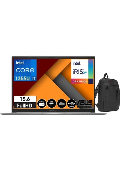 Asus Vivobook 15 Intel Core I7-1355U 16GB 256GB 