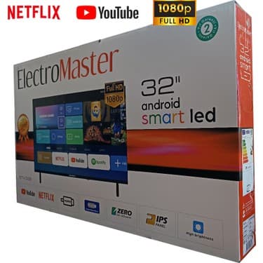ElectroMaster ETV-332 32" 81 Ekran Uydu Alıcılı Full HD Smart LED TV 2
