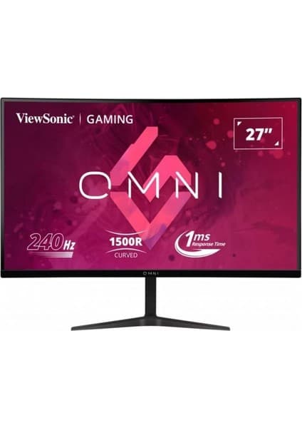 Viewsonic 27 Vıewsonıc VX2719-PC-MHD Gamıng 1ms 240MHZ 2xhdmı 1xdp Fhd 1920X1080 Hoparlör Flıcker-Free Freesyn