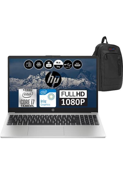 Hp 250 G10 Intel Core I7 1355U 16GB 256GB SSD Intel® Iris® Xᵉ Windows 11 Home 15.6\