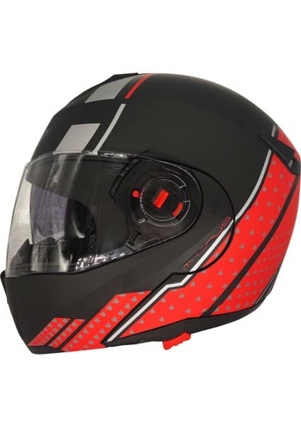 Free-M Magnus 961 Güneş Vizörlü Çeneden Açılır Kask 7