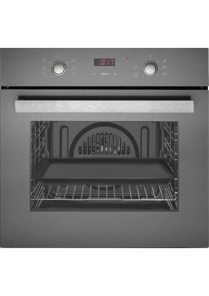 Eminçelik EC-AO 2163 G60 66 Lt. 6 Programlı Gri Ankastre Fırın