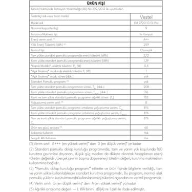 Vestel  Kmı 107302 G Wıfı 10 kg Kurutma Makinesi 3