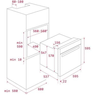Teka Siyah Ankastre Set (Hlb 840 Ss Bk -Gbc 64002- Atv 60) 4
