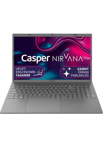 Casper Nirvana C370.4020-4C00X Intel Celeron N4020 4GB RAM 120GB SSD Freedos 15.6\