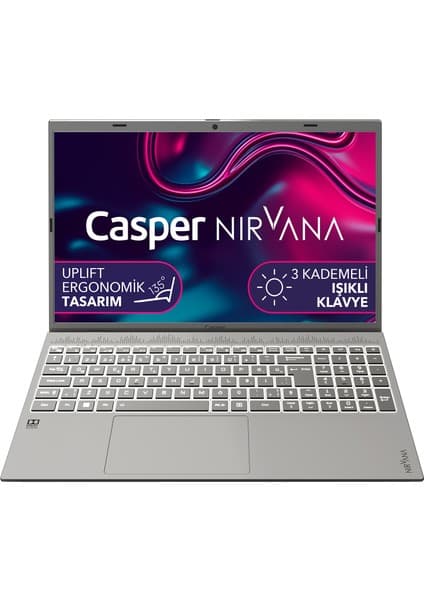 Casper Nirvana C550.1235-8V00T-G-F Intel Core i5 1235U 8GB 500GB SSD Windows 11 Home 15.6\