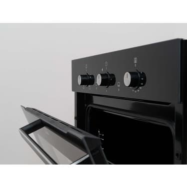 İtimat 6021 Turbofan Siyah Cam Ankastre Fırın 70 LT 3