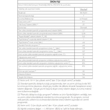 Vestel  KMI 97201 9 kg Kurutma Makinesi 3