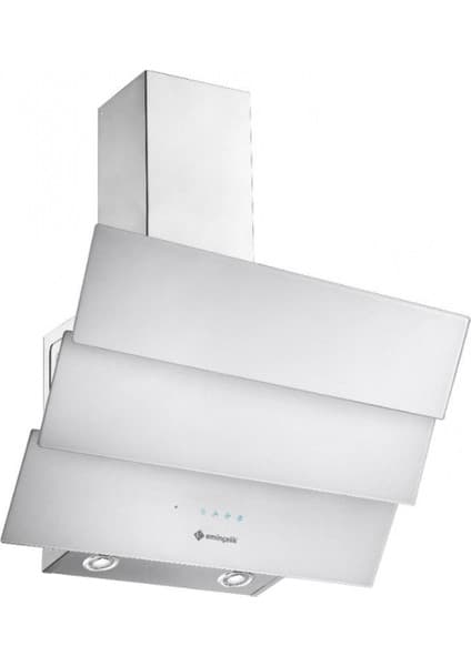 Eminçelik Ec-Ch 1455 Rc W60 3 Camlı Beyaz Davlumbaz (Uzaktan Kumandalı)