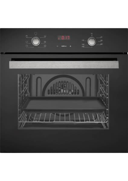Eminçelik Ec-Ao 2163 B60 66 Lt. 6 Programlı Siyah Ankastre Fırın