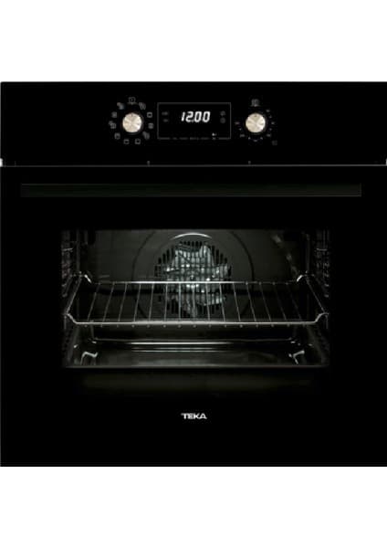 Teka - HAK 629 BK - Ankastre Fırın- Buharlı Pişirme & Turbo - Siyah Cam - 65 lt - 111020058