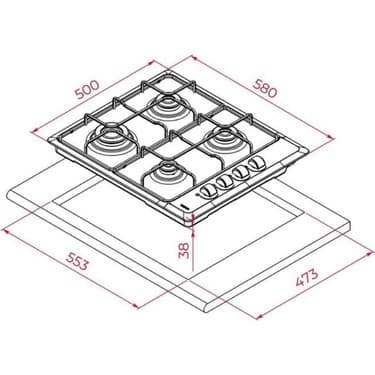 Teka Siyah Ankastre Set ( Heb 723 Bk - Hlx 640 Bk - Dbt 60 Bk) 2