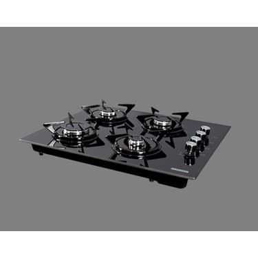 Luxell LX-40TSHDF Siyah Cam Set Üstü - Ankastre Doğalgazlı Ocak 2