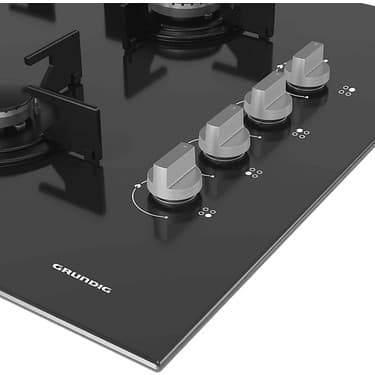 Grundig Gıgl 622410 gr Woklu Ankastre Cam Ocak Gri 3