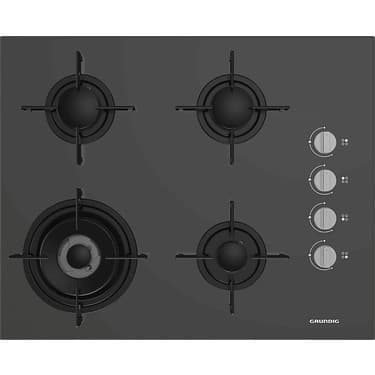 Grundig Gıgl 622410 gr Woklu Ankastre Cam Ocak Gri 5