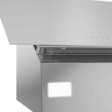 Grundig Gdsp 2474 Bw 60CM Yatay Cam Davlumbaz Beyaz 2