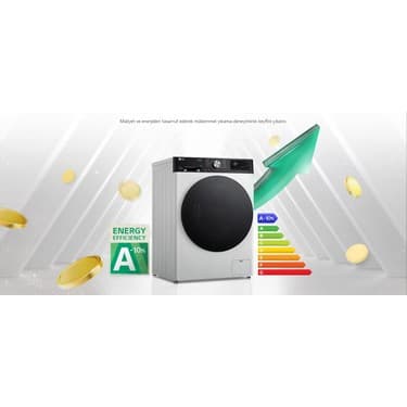 LG F4Y5EYW0W Vivace 11 kg 1400 Devir Çamaşır Makinesi 2