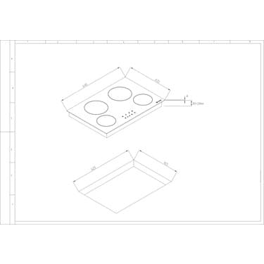 thor Teka Thor Kbc 64200 Tcs Bk Ankastre Elektirkli 64 cm Cam Ocak (Teka Türkiye Garantili) 3