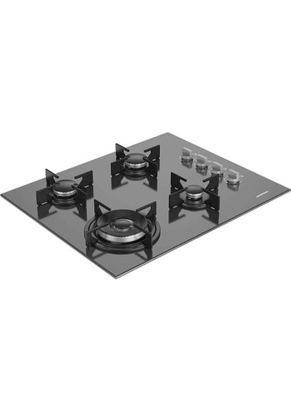 Grundig Gıgl 622410 gr Woklu Ankastre Cam Ocak Gri