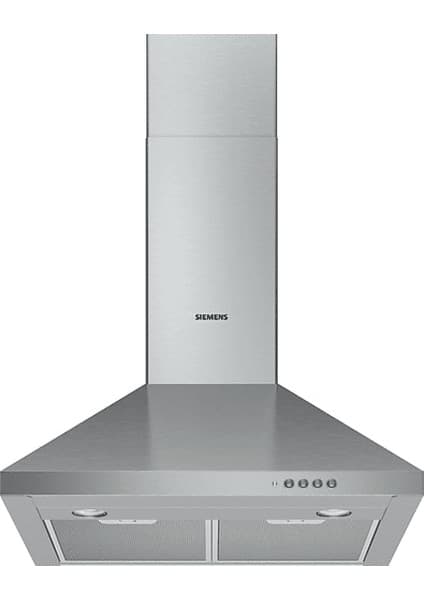 Siemens Inox Davlumbaz Duvar Tipi 60 cm 380 m³/h Emiş Gücü ile Sessiz Çalışma