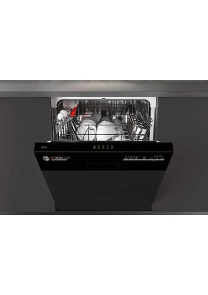 Hoover HDSN 1L380PB-17 5 Programlı Wi-Fi Bağlantılı Yarı Ankastre Bulaşık Makinesi 4