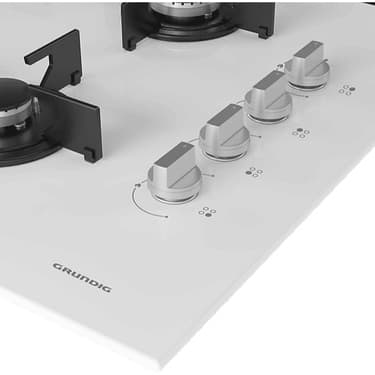 Grundig Grundıg Gıgl 622410 W Woklu Ankastre Cam Ocak Beyaz 3