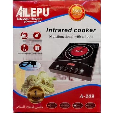 Ailipu Profesyonel 3500W Tek Gözlü Dokunmatik Lazer İndüksiyon Ocak 2