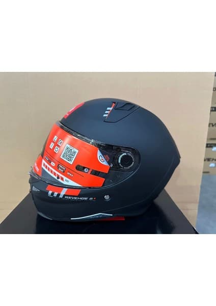 Mt Helmets Kask Revenge 2 S A1 Mat Siyah