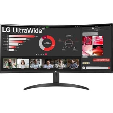 LG 34" Ultrawıde 5ms 100Hz Curved Freesync Monitör 34WR50QC-B 2